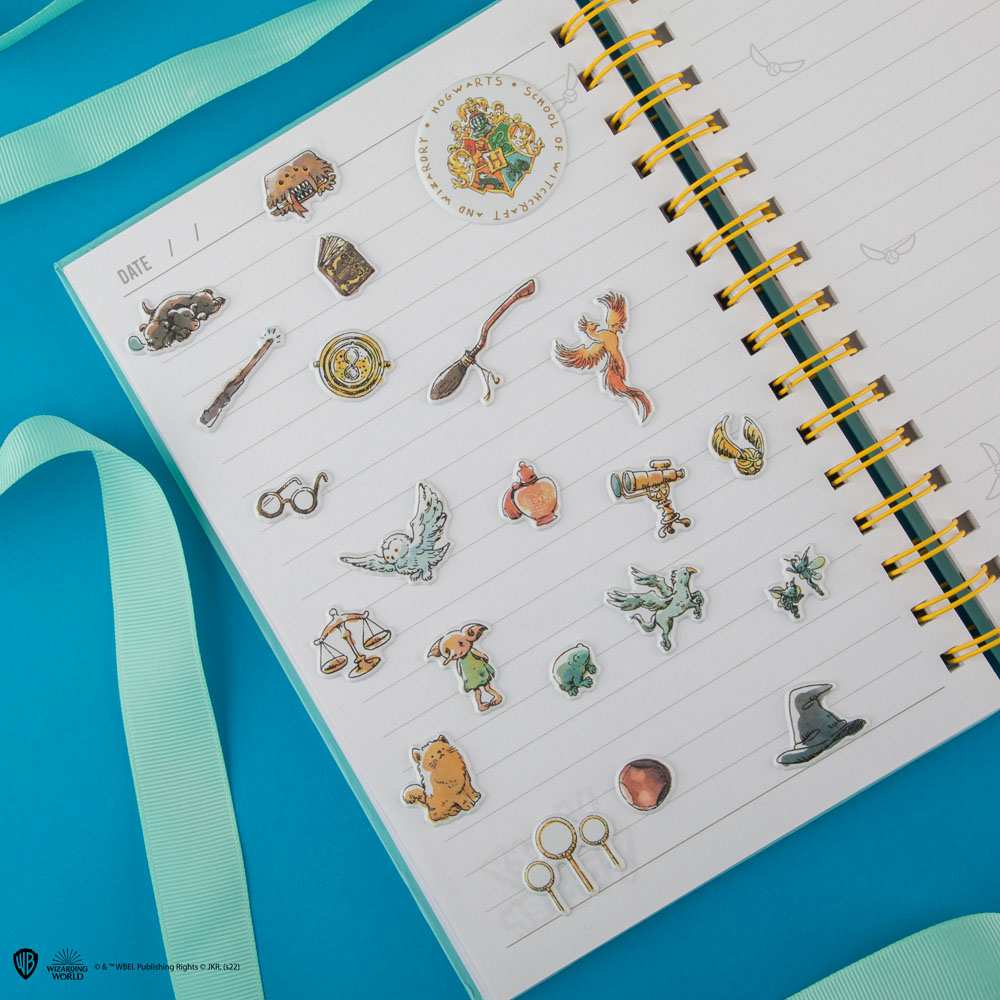 Cinereplicas Harry Potter - Puffy Hogwarts Essentials Sticker Set - Multicolours